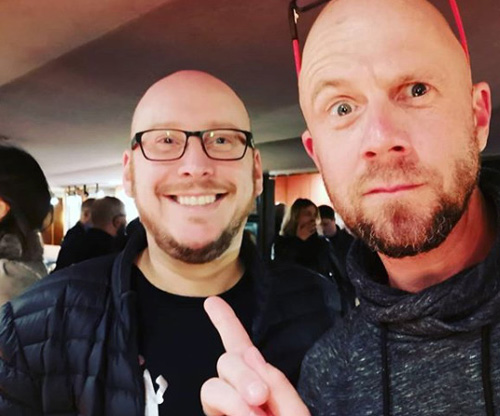 Kevin May und David McElory